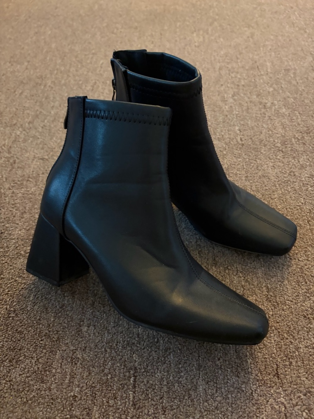Women’s SHEIN Black Ankle Boots (Size 7.5)